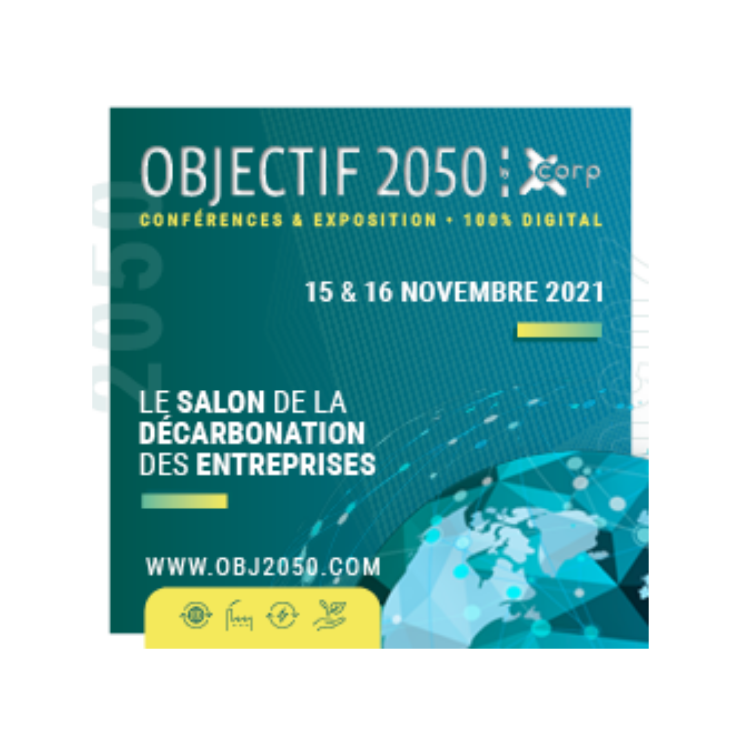 Visuel Salon Objectif 2050 - Actualité 2021 Visuel Salon Objectif 2050 - Actualité 2021